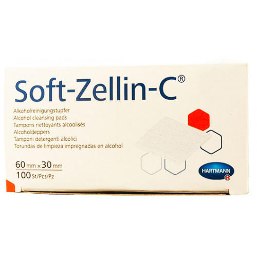 Soft-Zellin tampon k dezinfekci kůže 100 ks