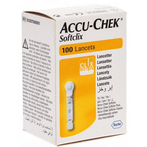 Lancety do odberového pera ACCU-CHEK Softclix 1x100 ks