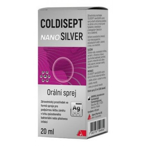 Coldisept nanoSilver ústny sprej 20 ml