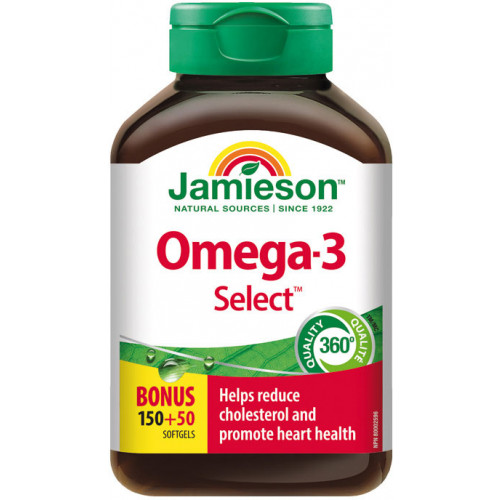 Jamieson Omega-3 Select (200 kapsúl)