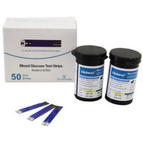 Testovacie prúžky do glukomera BIOLAND G00 Model G427BS