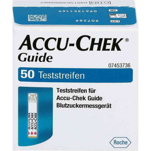 Testovacie prúžky do glukomera ACCU-CHEK Guide 1x50 ks
