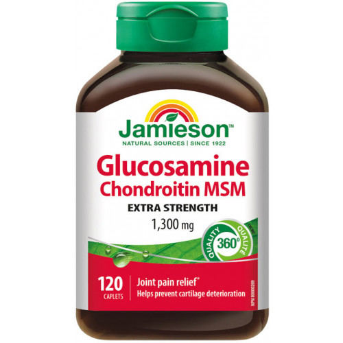 JAMIESON Glukozamín chondroitín MSM 1300mg 120tbl