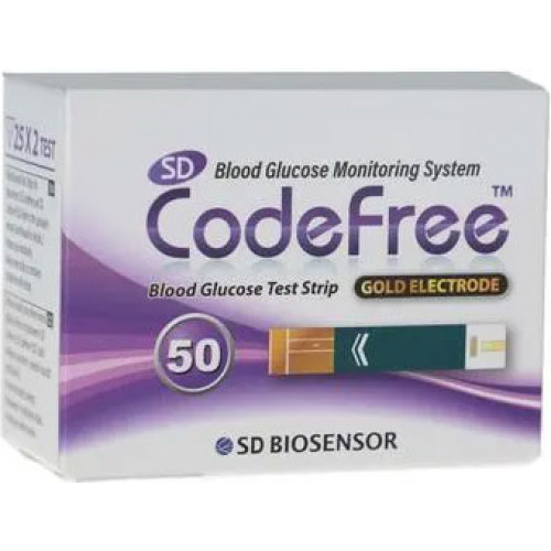 Testovacie prúžky do glukomera SD CodeFree 50ks