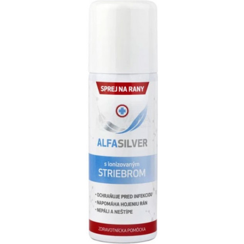 ALFASILVER prášok v spreji na ošetrenie rán 125ml