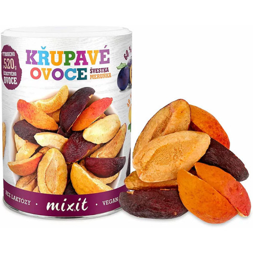 MIXIT Chrumkavé ovocie slivka a marhuľa 65g