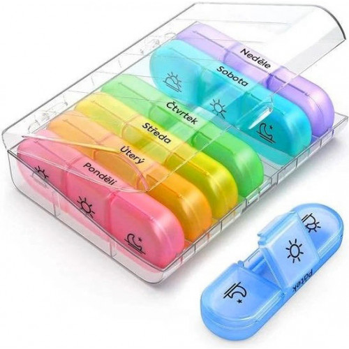 SIMPLYMED Dávkovač liekov týždenný 21010