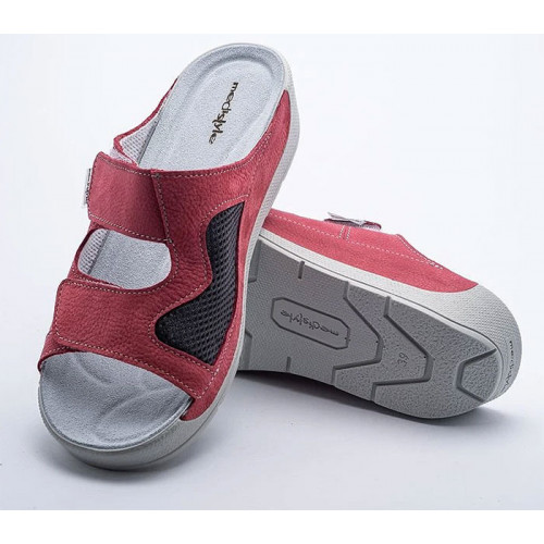 Dámska zdravotná obuv MEDISTYLE Karin Hallux červená