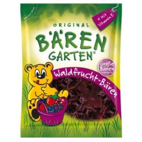 SOLDAN Bären Garten Extra veľké gumové medvedíky lesné ovocie s vitamínom E 150g