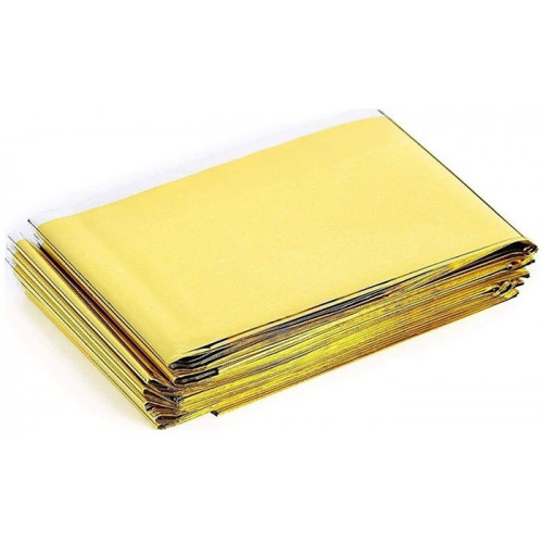 FAZZINI Izotermická prikrývka 140x220 cm zlatá