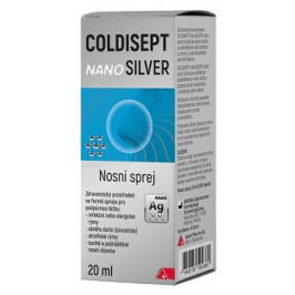 Coldisept nanoSilver nosový sprej 20 ml