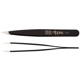 NIPPES SOLINGEN Pinzeta špicatá čierna 9,5cm