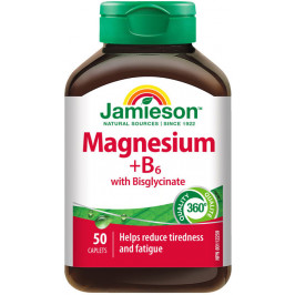 JAMIESON Horčík + vitamín B6 s bisglycinátom 50tbl