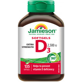 JAMIESON Vitamín D3 2500IU 135cps