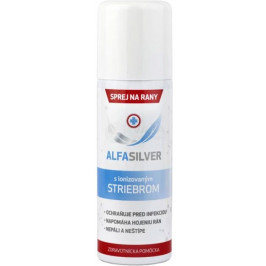 ALFASILVER prášok v spreji na ošetrenie rán 125ml
