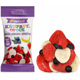 MIXIT Chrumkavé ovocie do vačku Banán, jahoda, čučoriedka 23g