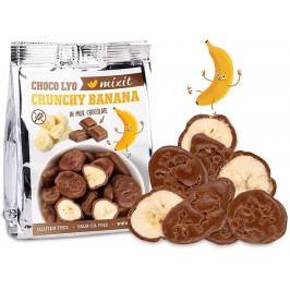 MIXIT Chrumkavé banániky v čokoláde do vrecka 70g