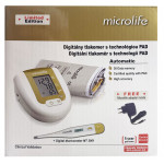 Microlife BP 3AG1 automatický tlakomer s teplomerom MT 3001